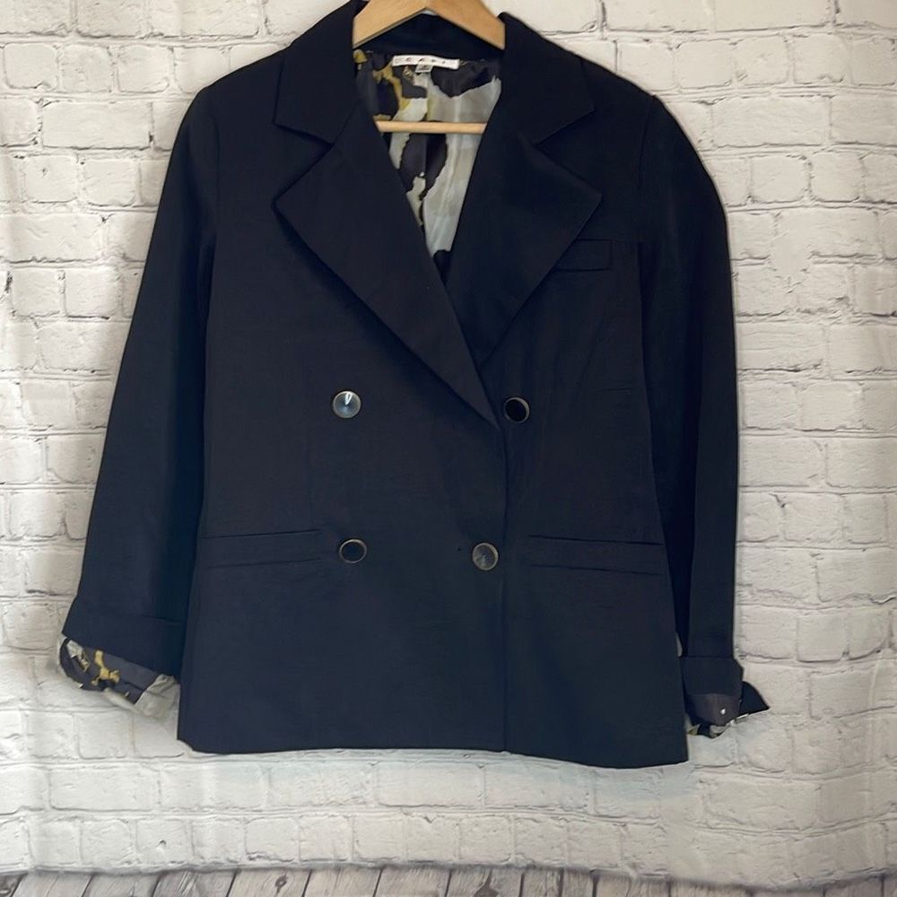Cabi Vintage Blazers Women’s Black Suit Jacket Blazer Fashion print size 6